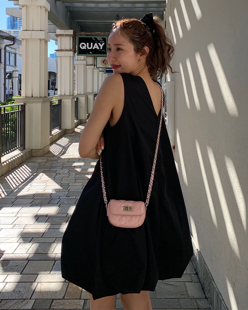 ノースリーブバルーンミニワンピース | ファッション通販サイト NUGU