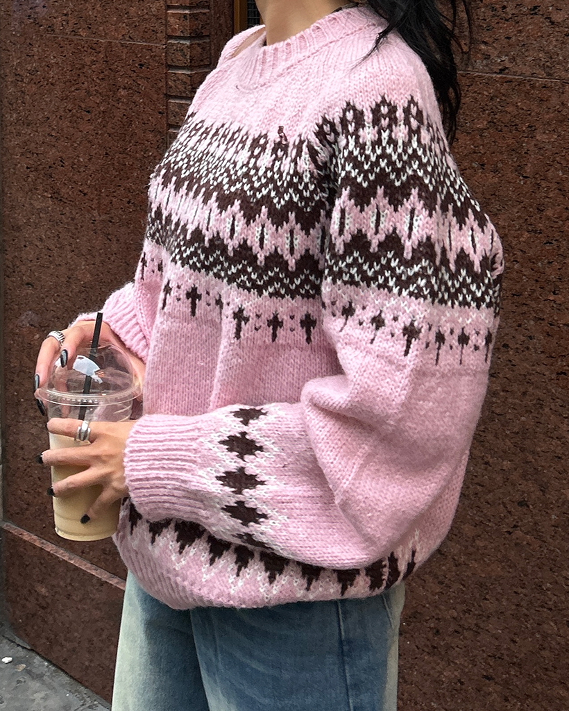 ノルディックラウンドニット | ファッション通販サイト NUGU