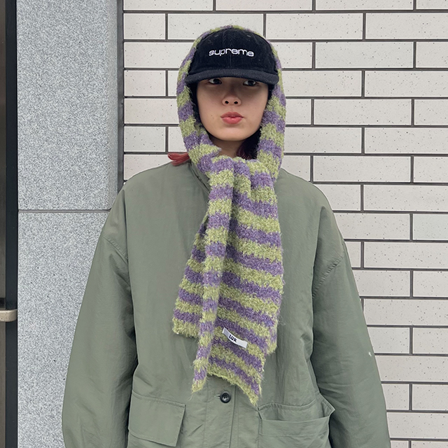 archive ボーダーマフラー y2k ポーカーズ y2k 00s archive ボーダー