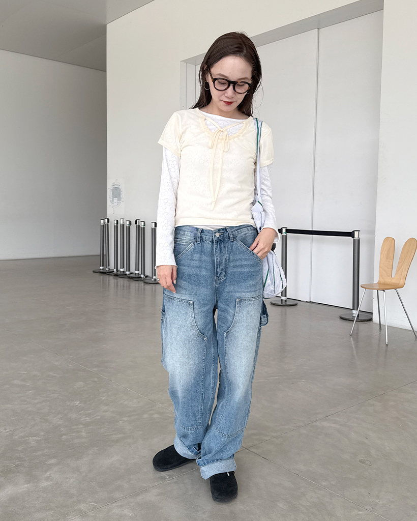 カーペンターデニムパンツ | ファッション通販サイト NUGU