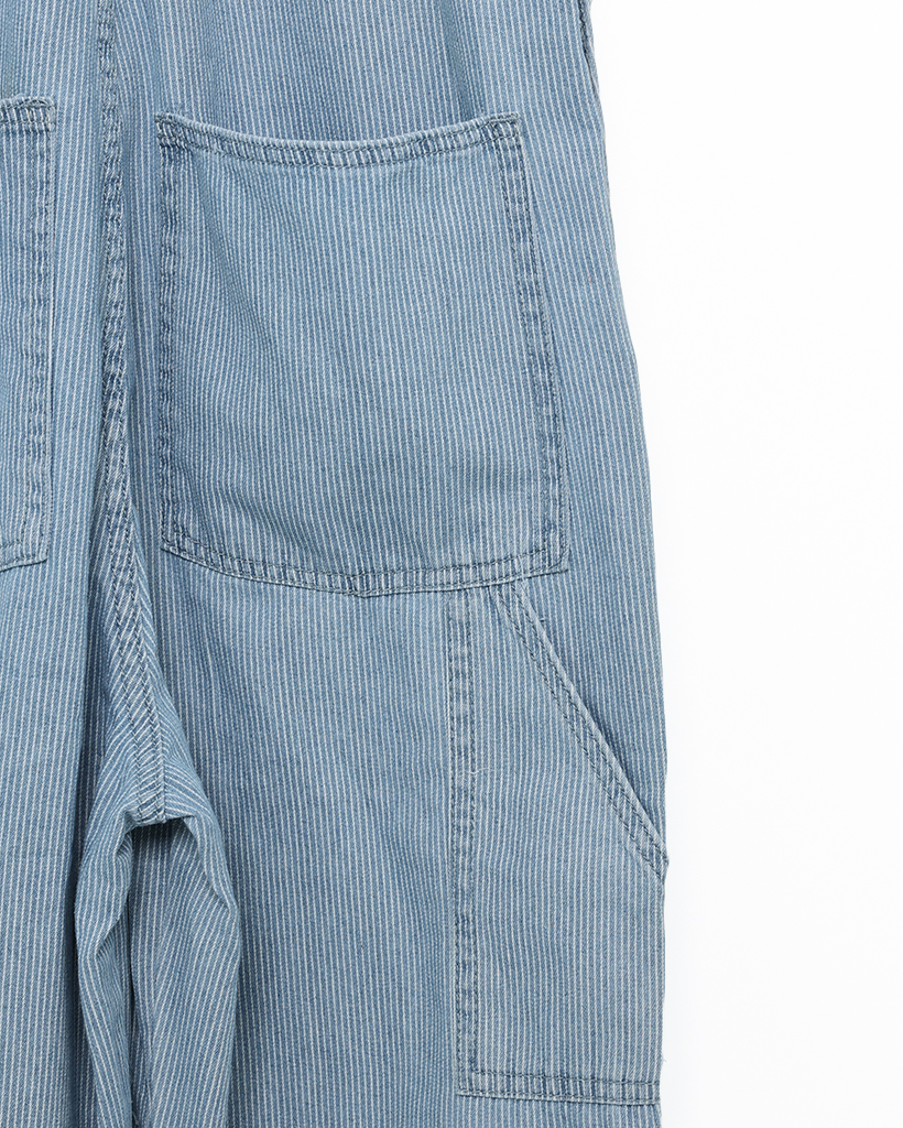 ストライプデニムサスペンダーパンツ | ファッション通販サイト NUGU