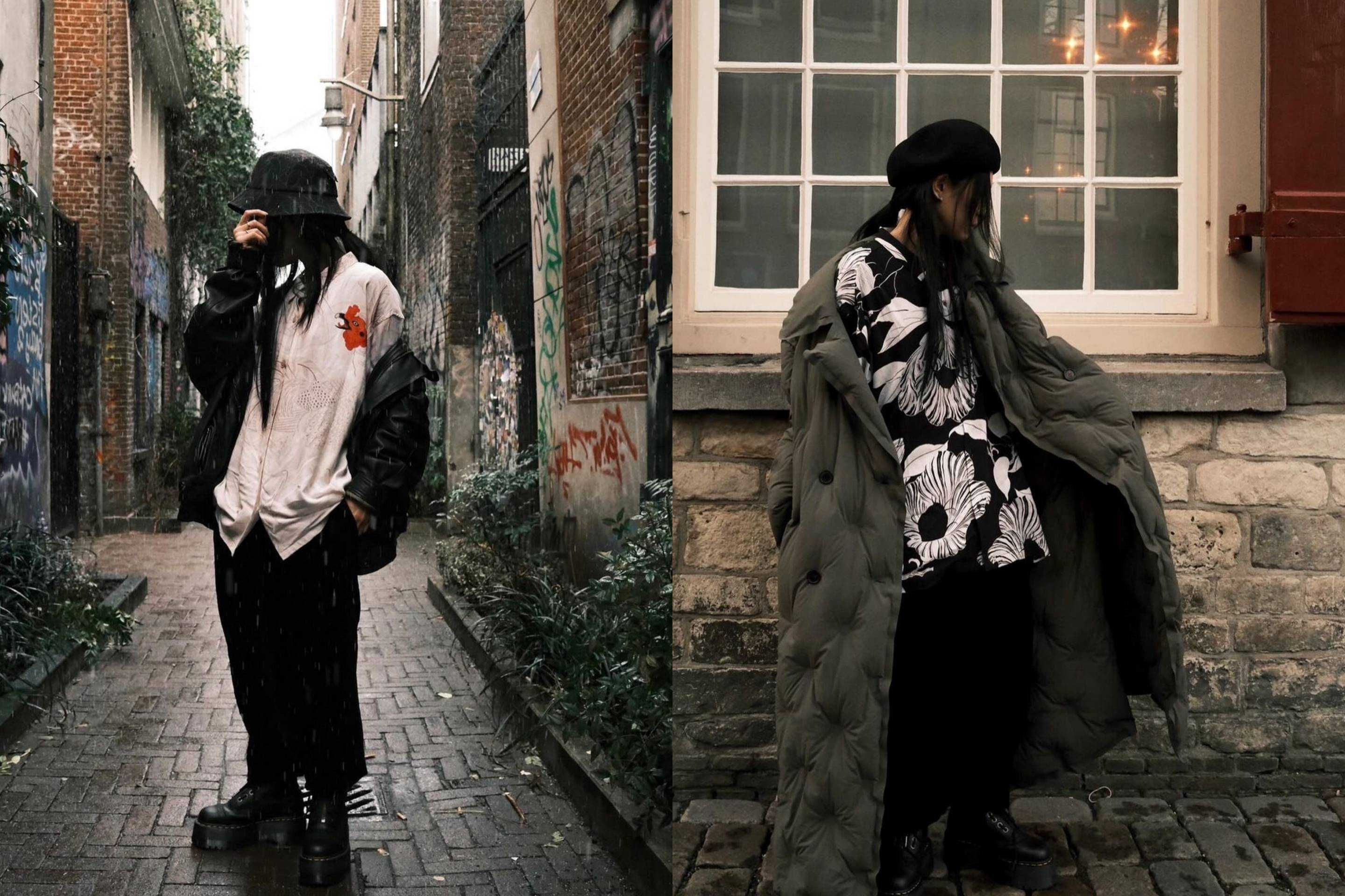 3/30発売｜GAKKIN × BUDSPOOL 廻り花 / 渦軍鶏 L/S Hawaiian Shirt