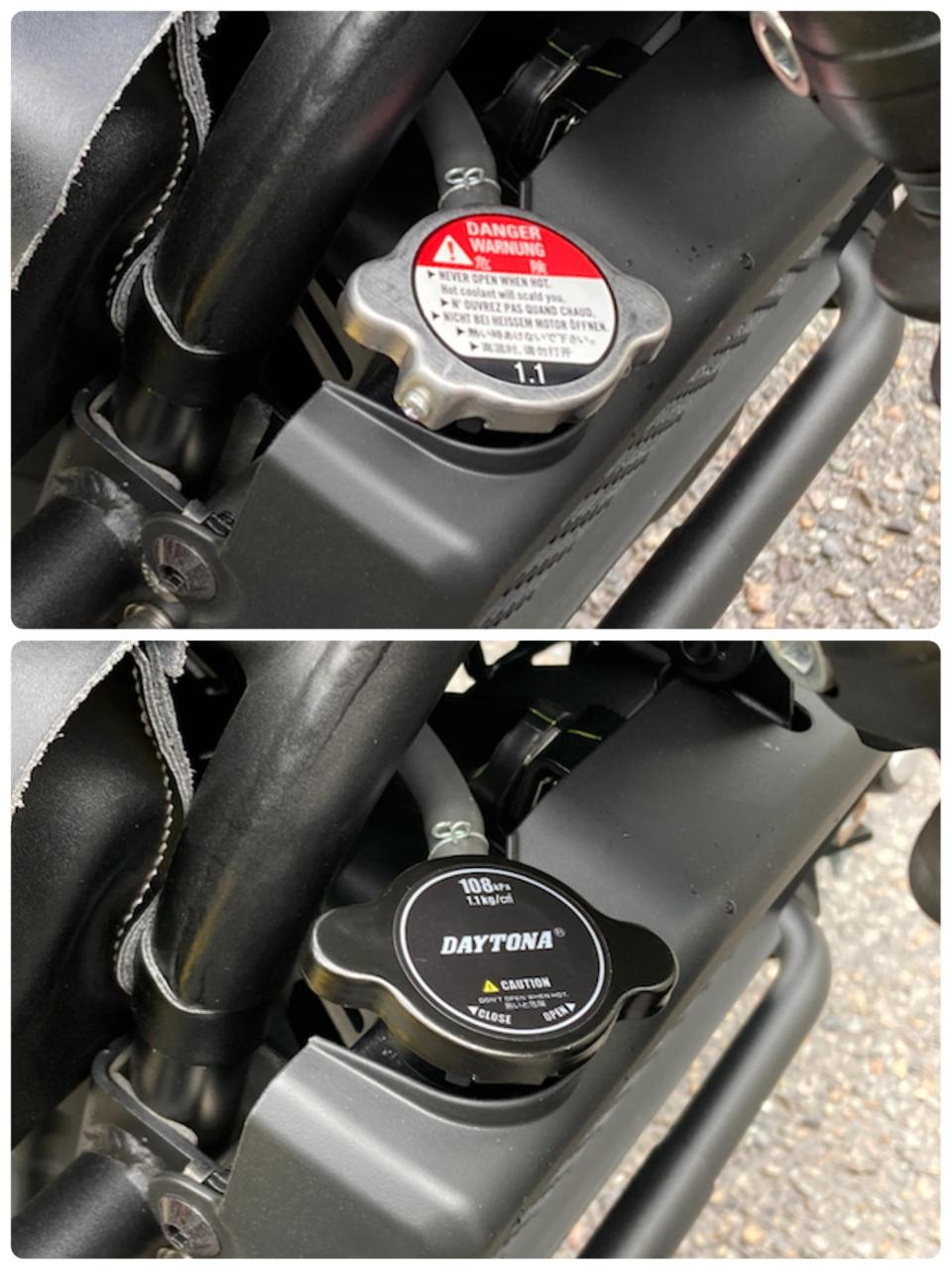 デイトナ ラジエターキャップ96378 のパーツレビュー | レブル250(すい