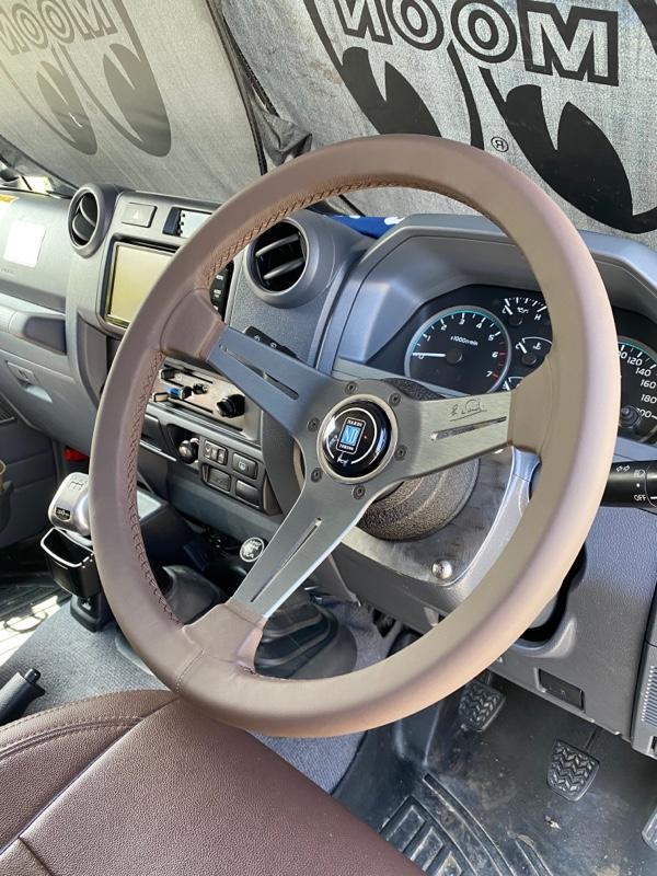 NARDI スポーツタイプ ラリーレボリューション 350mm ブラウンレザー