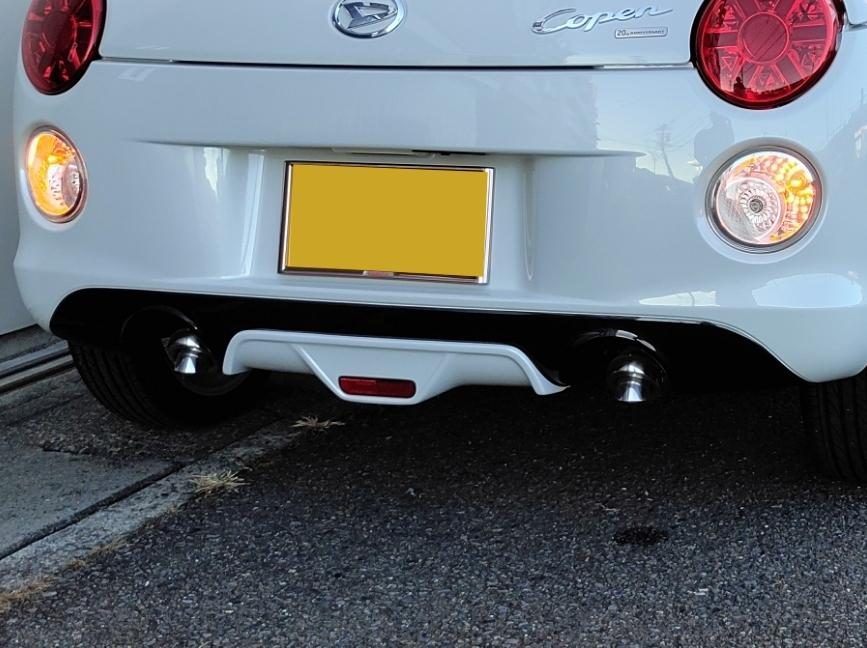 Fake Eight リアディフューザー のパーツレビュー | コペン(むらさき