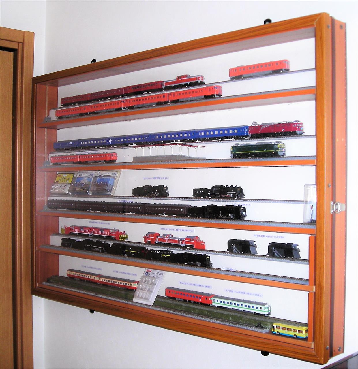 Nゲージ 棚 自作棚 BOX ケース レール付き DIY 7x speed】How to make