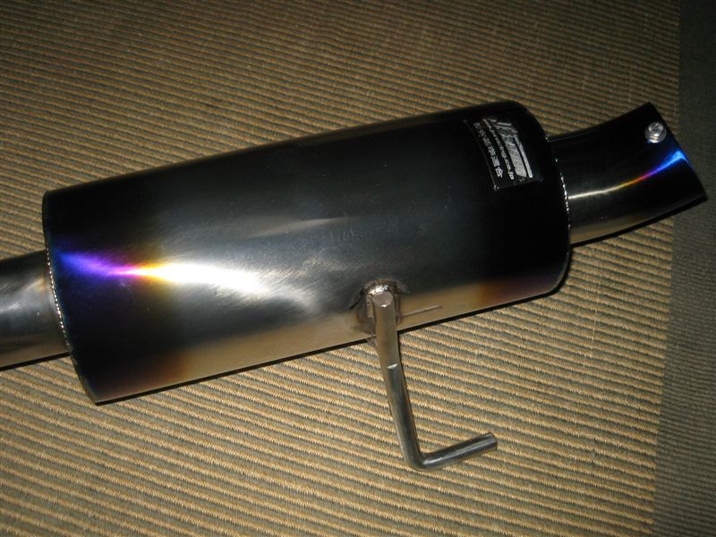 マフラー交換（リヤピースのみ）J'sステン（ホンダ シビックタイプR