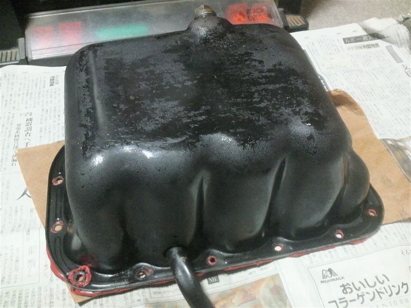 エンジンOH（オイルパン塗装・取り付け）（スズキ カプチーノ・EA11R