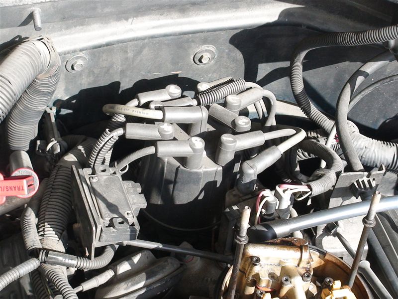 デスビキャップ、デスビローターの交換（シボレー サバーバン・8代目