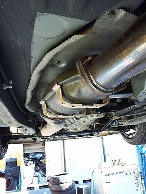 YashioFactory 岡ちゃんスーパー触媒取り付け（日産 シルビア・S15）by