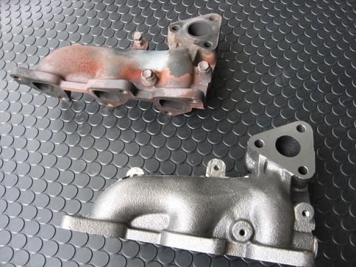 スズキジムニー JA11すでに危篤状態エキマニ交換 取り付け編