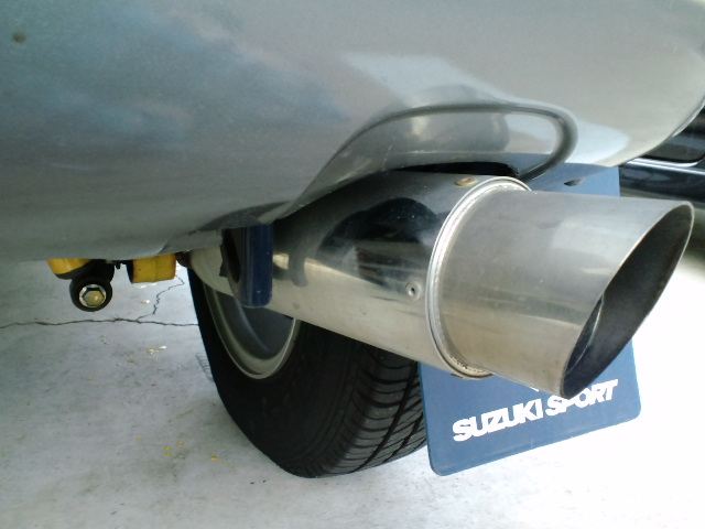 車検のために純正マフラーに戻す（スズキ ジムニー・JB23W）by