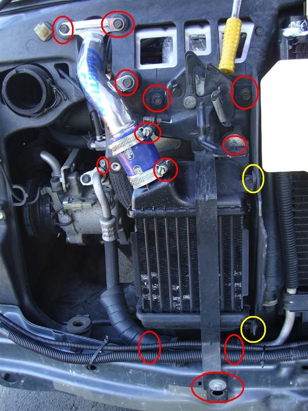 ワークスイズミ製オイルクーラー設置（ダイハツ コペン・L880K）by