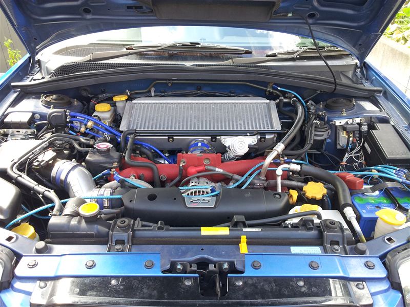 備忘録】インタークーラー交換(SG9純正→GRB純正)（スバル