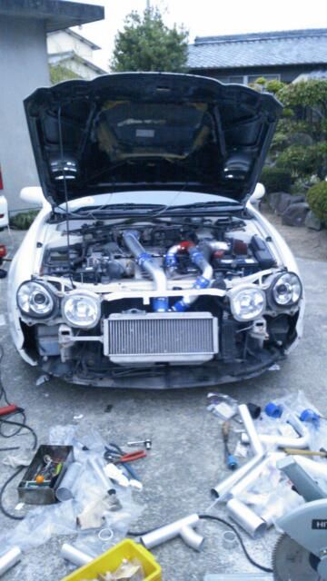 自作前置きインタークーラー（トヨタ セリカ）by GGR - みんカラ