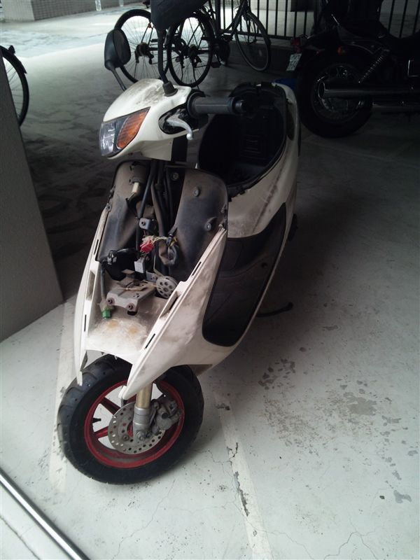 ゼッペケ復活作戦 －壱－ 補修箇所の調査・分解（ホンダ Live Dio ZX