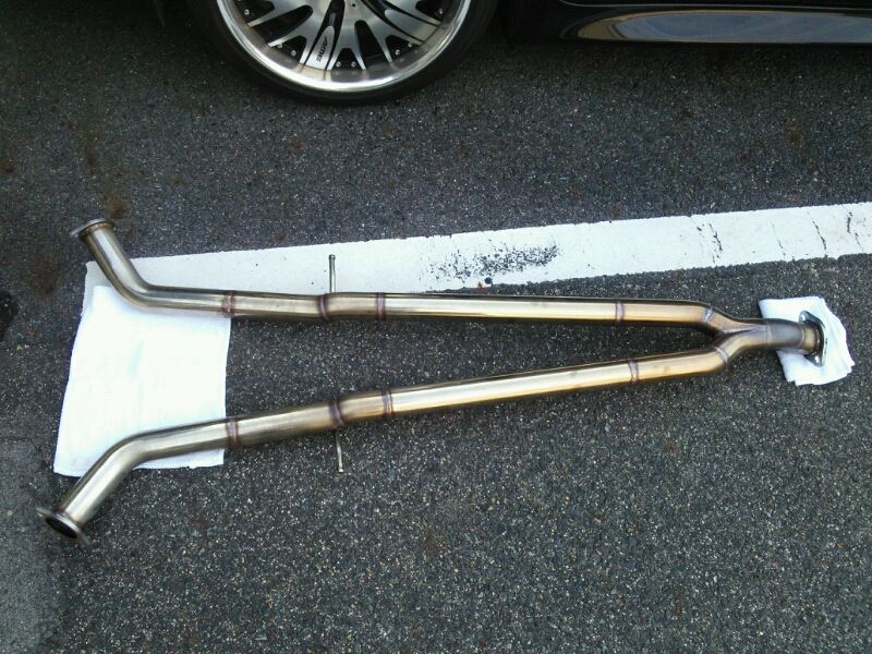 中間ストレートマフラー（日産 フーガ・Y51）by 黒いダルマ - みんカラ