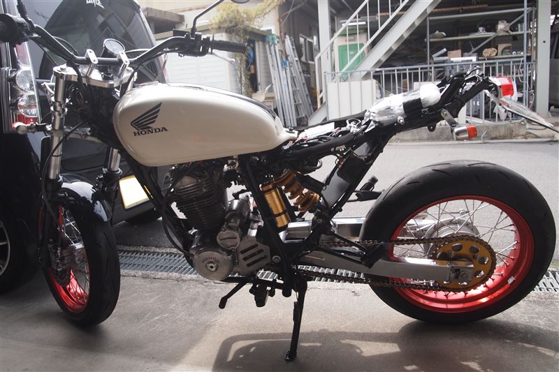 FTR223にCB223Sのタンクを取り付ける！！（ホンダ FTR223