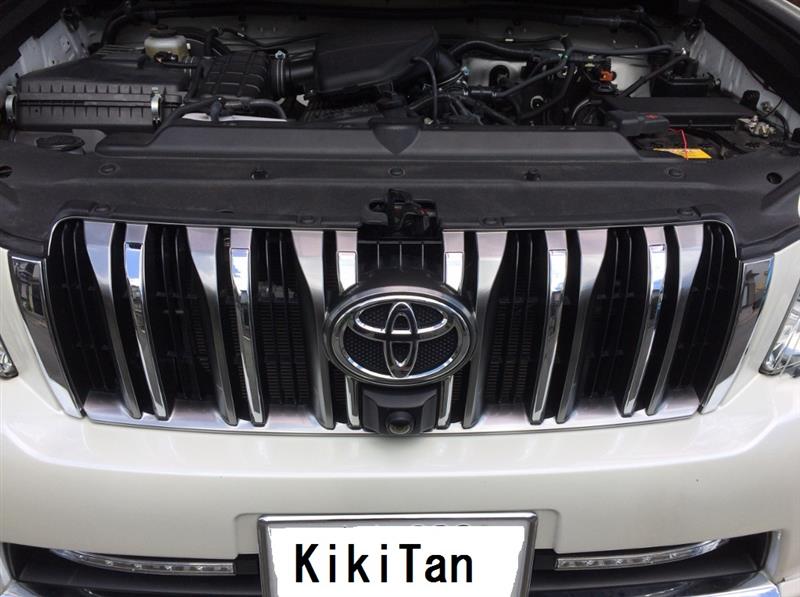 純正フロントカメラ取付け (^^♪（トヨタ ランドクルーザープラド・150