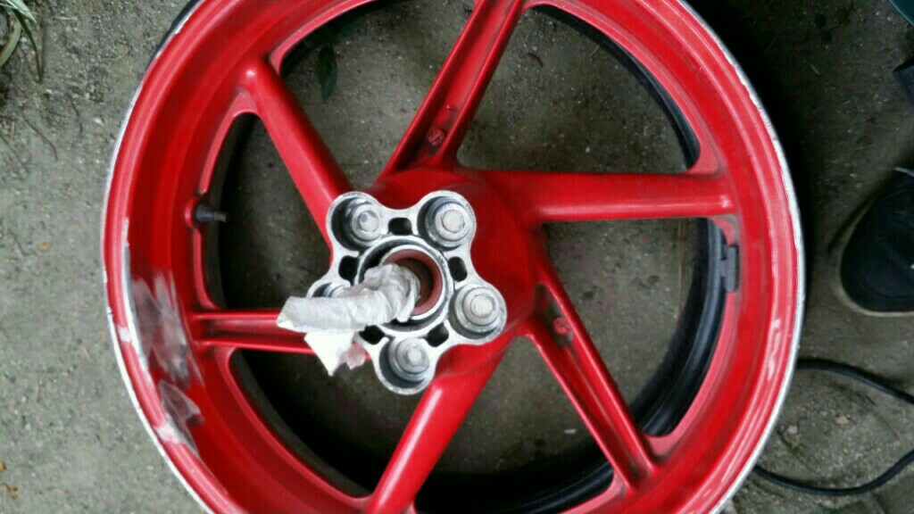 前後ホイール塗装（ホンダ NSR250R）by ほむりん - みんカラ