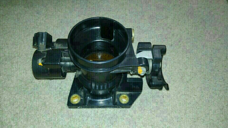 自作 約φ43 BIGスロットルバルブ加工 PARTⅠ（ダイハツ エッセ・L235S