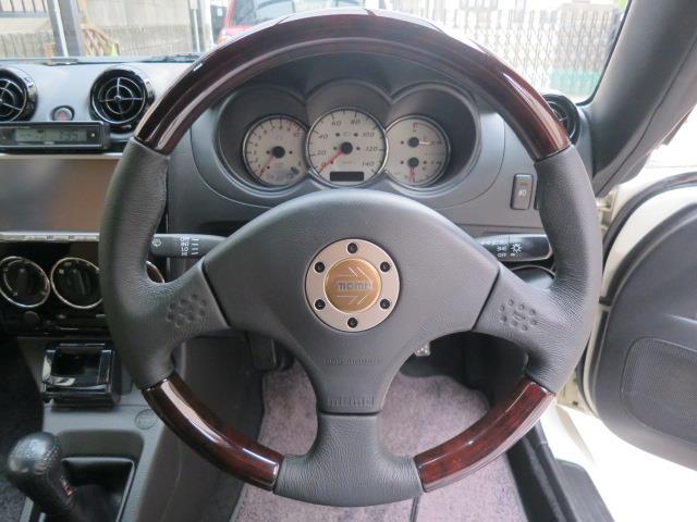 MOMOウッドステアリングに交換（ダイハツ コペン・L880K）by ミッチョ