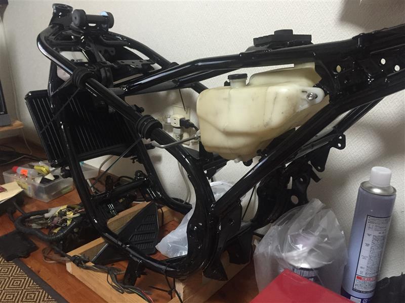 2stオイルタンク取り付け（ヤマハ RZ250R）by popeyemakoto - みんカラ