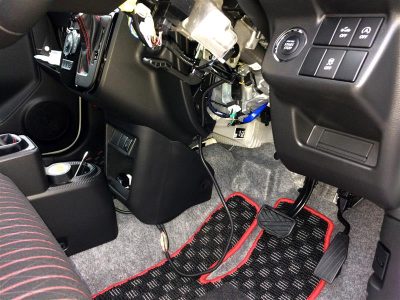 フロアシフト取り付け完了 その2（スズキ アルト ターボRS・HA36S）by