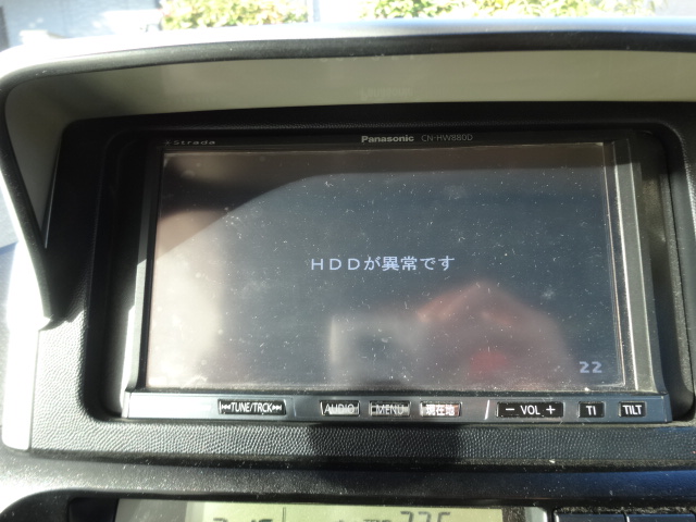 パナソニック カーナビ ストラーダ CN-RA03D取付（トヨタ ウィッシュ