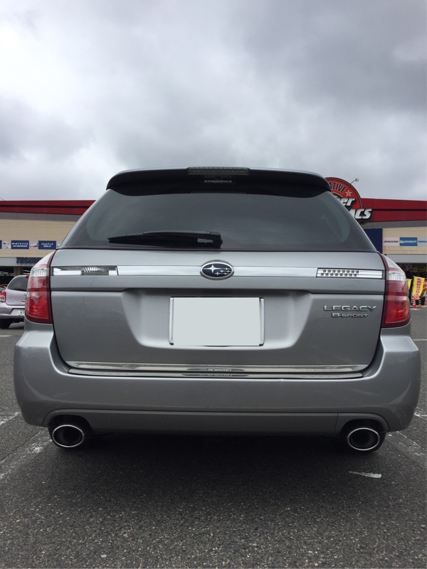 STIゲノムマフラー2本だしマフラーBL5後期