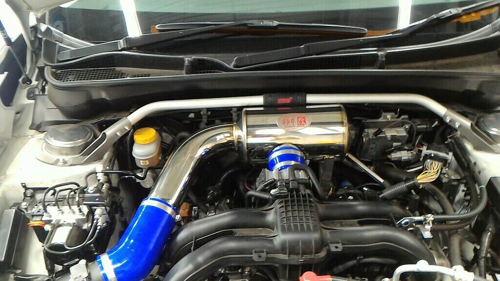 柿本改インテークチャンバー取付（スバル エクシーガ クロスオーバー7