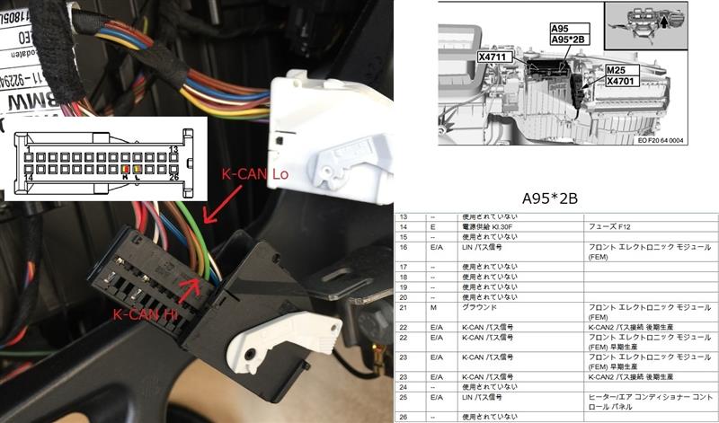 LCI用エアコン操作パネルのレトロフィット（BMW 3シリーズ セダン・F30