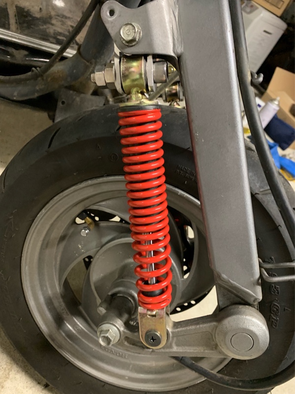 フロントショックユニット交換（ホンダ リード90）by ぴよひよこ