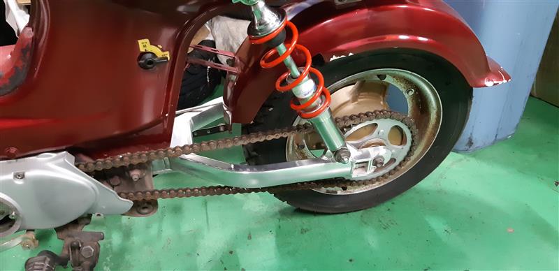 4本ハブへ 変更（ホンダ シャリー）by 五十路ボーダー - みんカラ