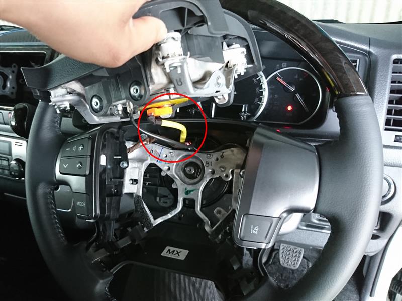 ステアリングスイッチ LED打ち替え 準備編（トヨタ ハイエースバン