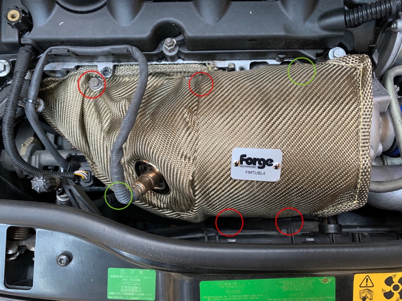 熱対策／FORGE ターボブランケット取付（ミニ MINI・R56/57）by SoNa