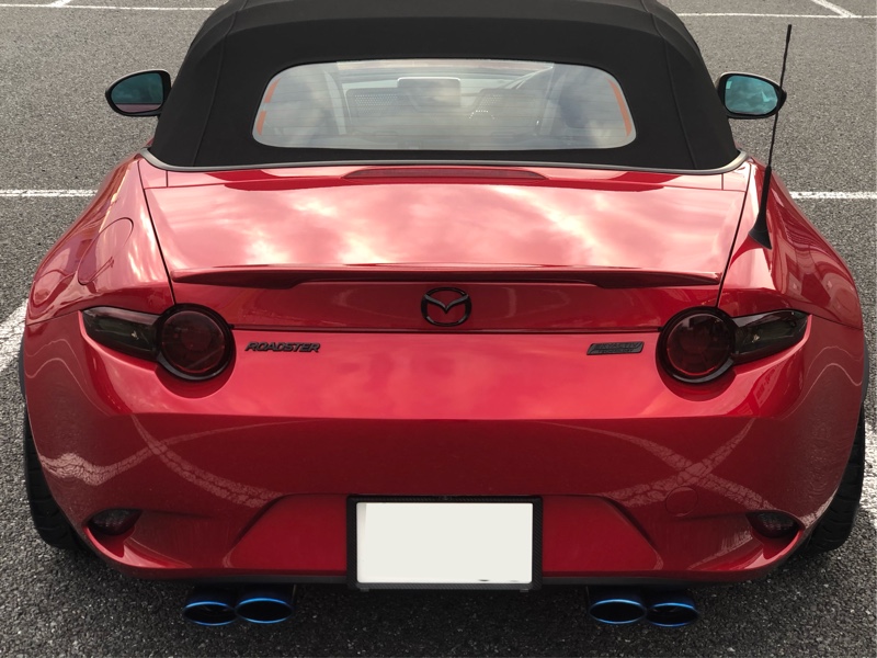 NDロードスター テールランプ スモーク施行（マツダ ロードスター・ND