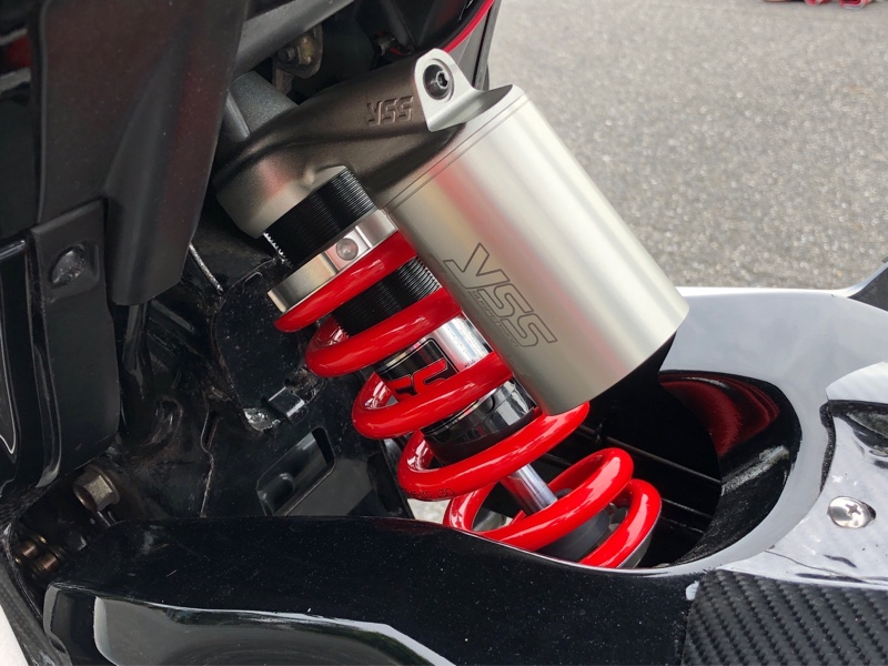 グロムにYSS製リアショックを取り付け♪（ホンダ グロム125）by