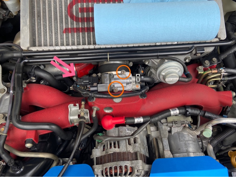 ISCバルブ洗浄。（スバル インプレッサ WRX STI・GDB）by マリーンズ