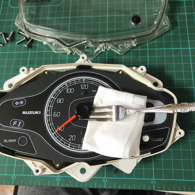メーター針抜き差し（スズキ アドレスV125S）by yves310 - みんカラ