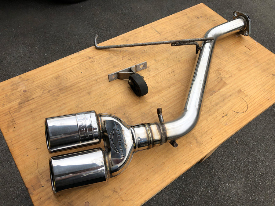 センター出しマフラーに交換してみた（ダイハツ エッセ・L235S/245S