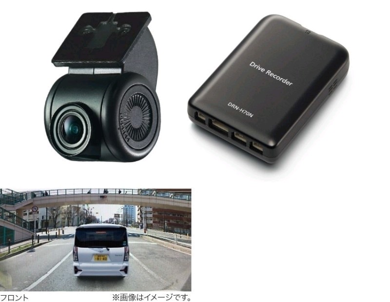 ダイハツ純正ドライブレコーダー DRN-H70N 取付け（ダイハツ タフト