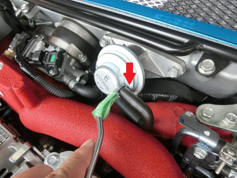 PROVA HPバイパスバルブ の取付（ブローオフバルブ取付）（スバル WRX