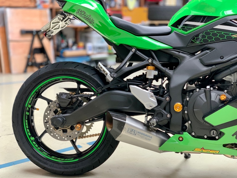 ヒールガードのラッピング（カワサキ Ninja ZX-25R）by しみちょろ