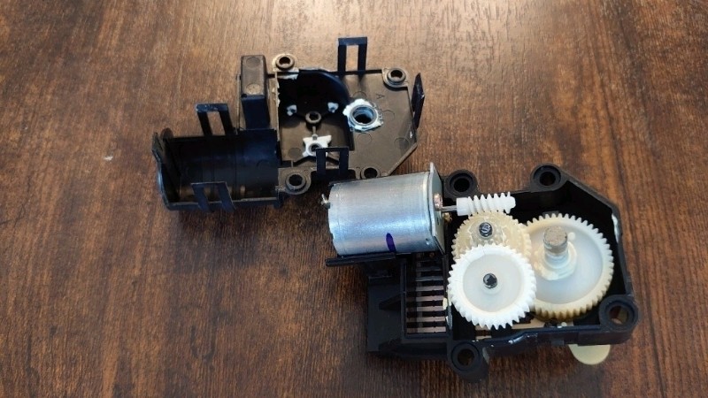 モードドアアクチュエーター修理（日産 シルビア・S14）by GUNZE