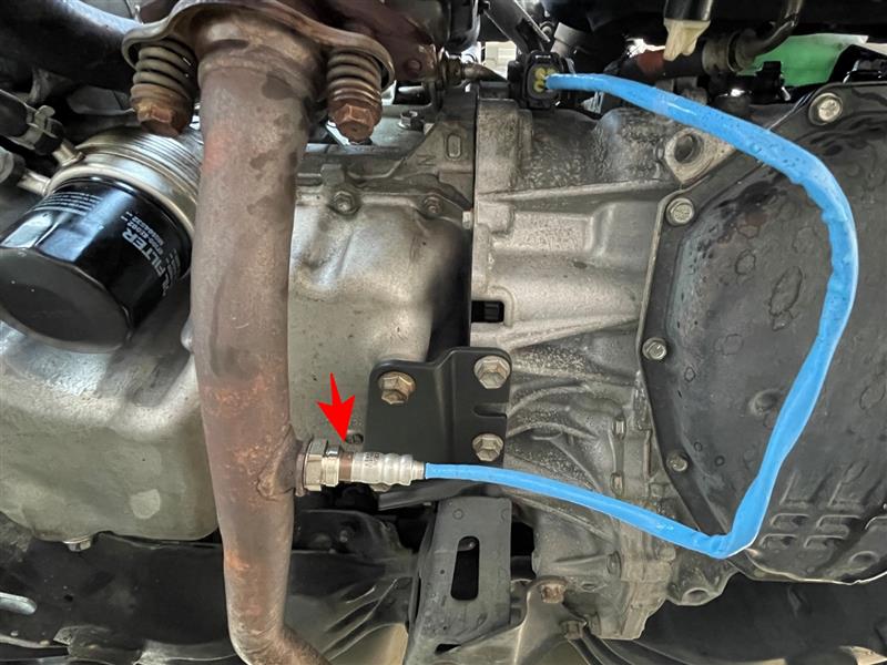 エキパイ側O2センサー交換 ワゴンR MH23S 関西エア・コープ製（スズキ