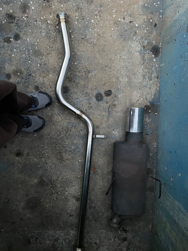 センターマフラーパイプ（J ENGINE製）（プジョー 106・S2）by peugeot