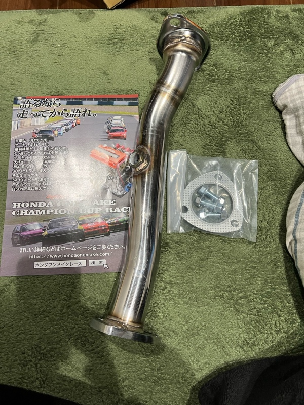 ゼロファイター ストレートパイプ取付（ホンダ フィット（RS））by