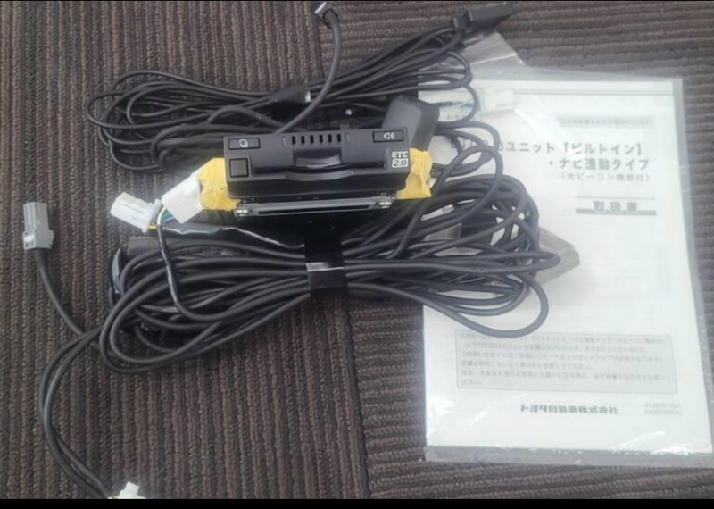 ETC2.0 トヨタ純正 ビルトイン 光ビーコン ディスプレイオーディオ