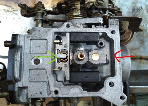 キャブレターオーバーホールその2（スバル サンバートラック・KS3/KS4